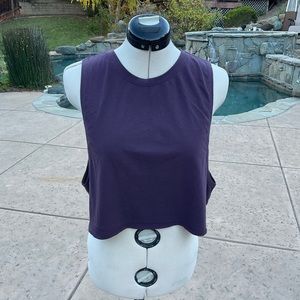 LuLulemon cropped Muscle T-shirt